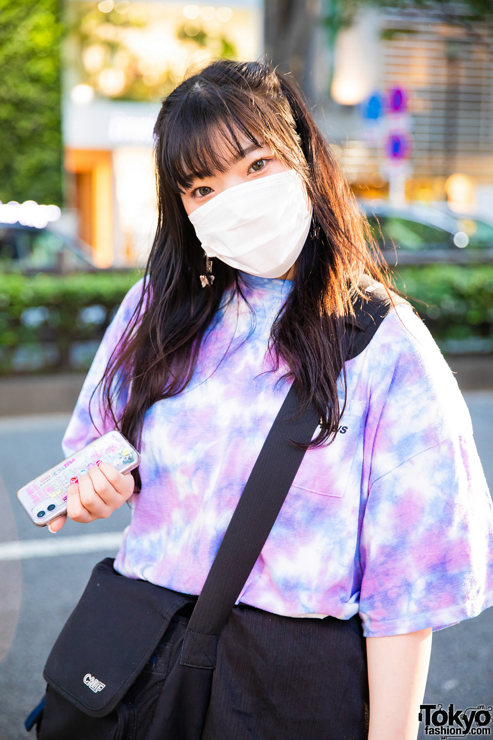 Harajuku Casual Style w/ WEGO Tie Dye Shirt, Tiered Long Skirt