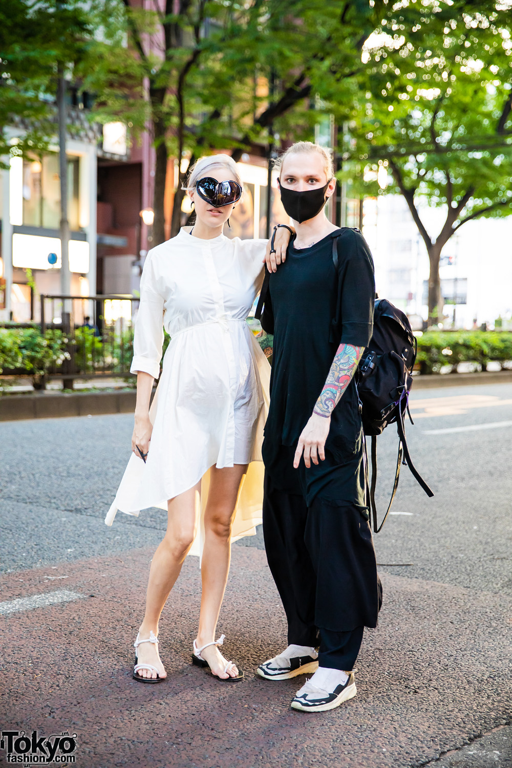 White dress black clearance hearts