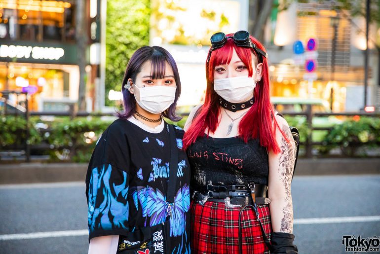 Tokyo Girls Streetwear Styles w/ Colored Hair, Goggles, Tattoos ...
