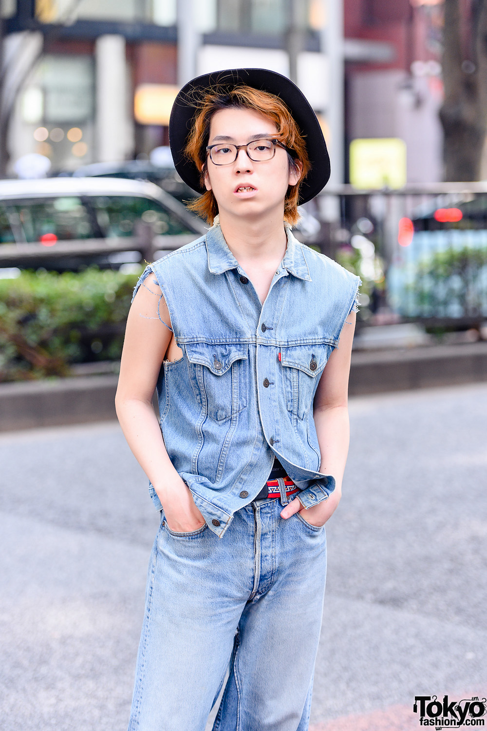 All Denim Menswear Style in Tokyo w/ Yohji Yamamoto S’yte Hat, Levi’s ...