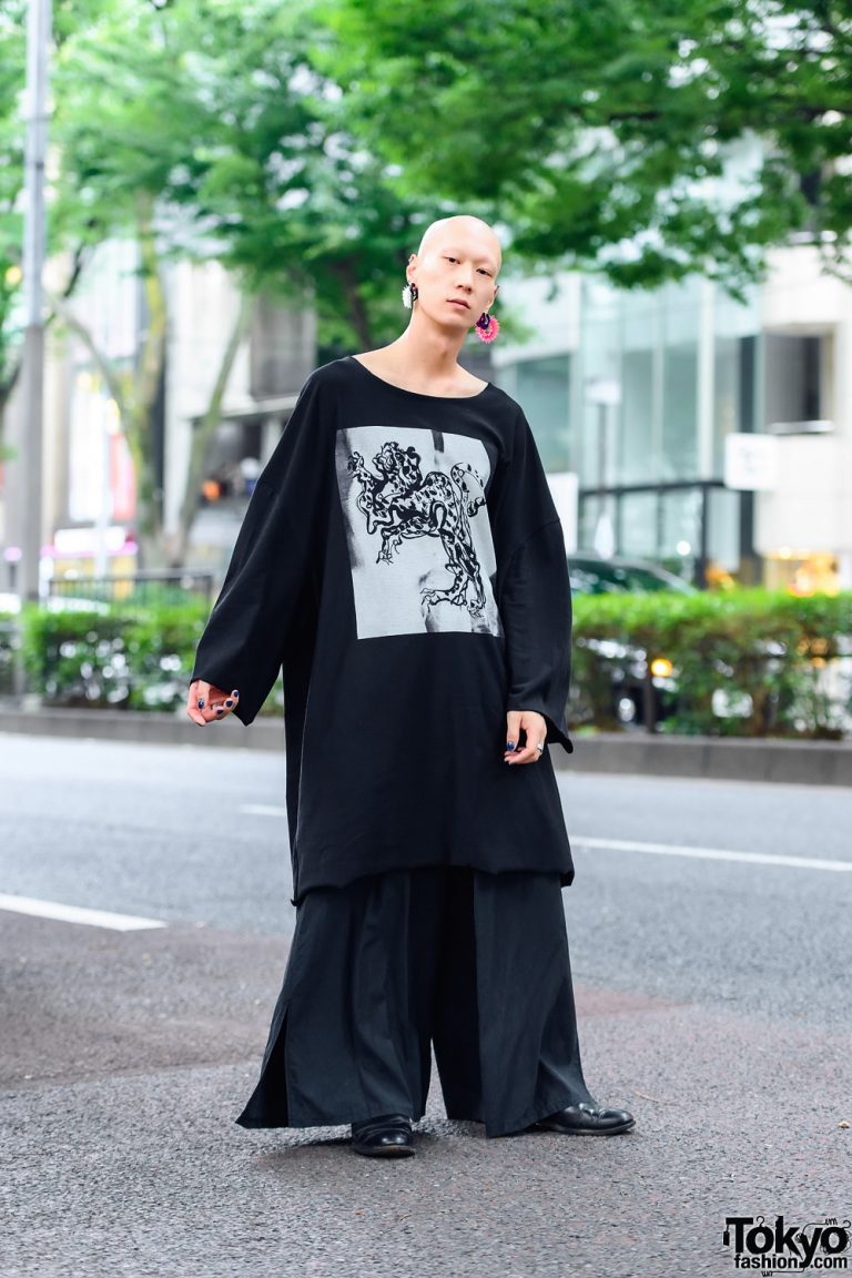 Japanese Oversized Menswear Style w/ Nomad Goba Shirt, Kujaku Wide ...