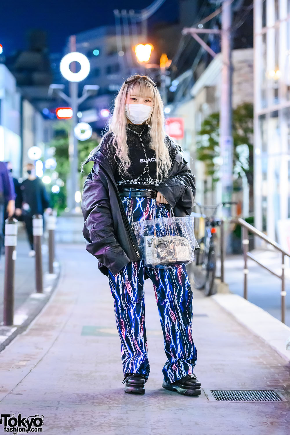 Harajuku Streetwear Style w/ Body Chains, Remake Blazer, Comme des