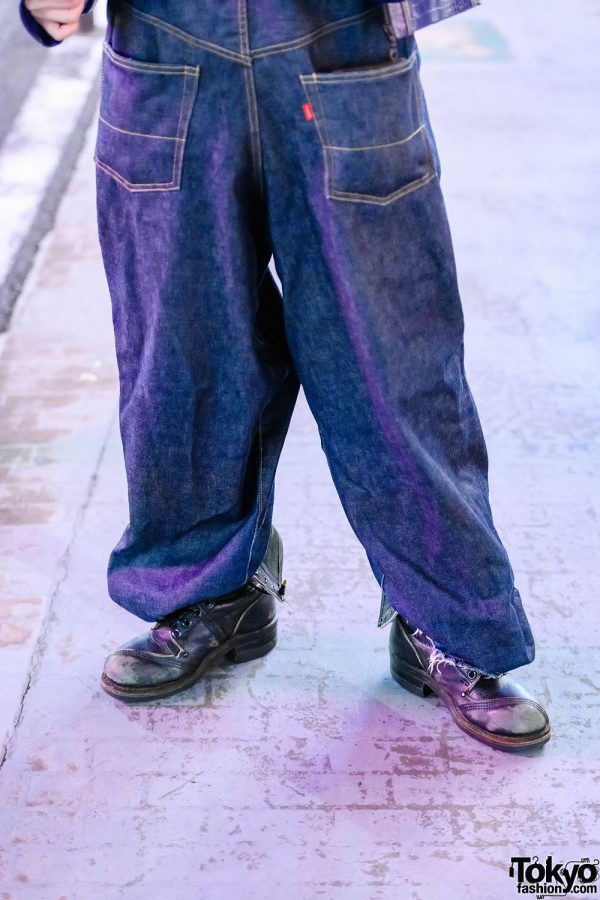 Tokyo Mens Style w/ NeonSign Backwards Wide Leg Jeans, NutEmperor ...