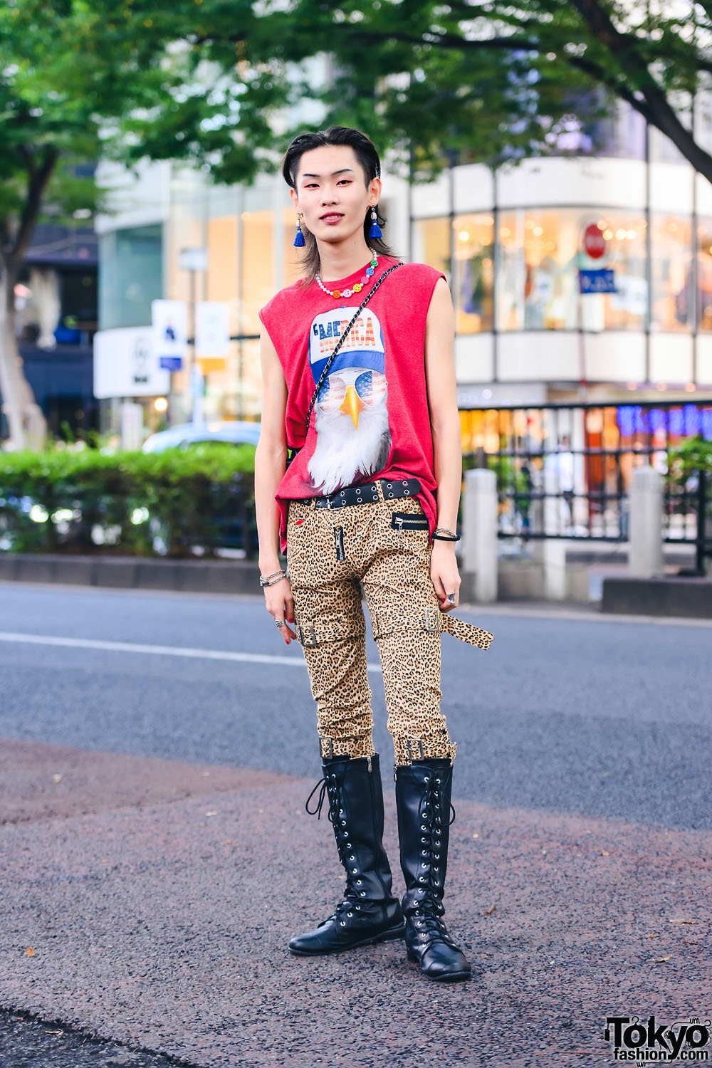 Leopard Print Harajuku Fashion w/ 