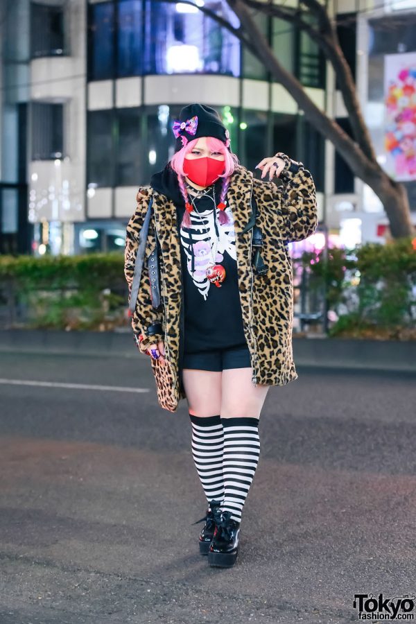 Kawaii Harajuku Street Style w/ Listen Flavor Leopard Jacket, Christian Roland, Conpeitou, Goregro & Tensai Tadacy