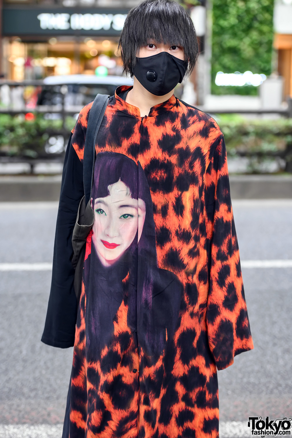 Yohji Yamamoto Japanese Street Style in Harajuku w/ Long Shirt, HA 