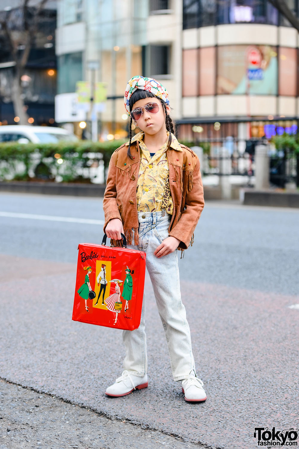Harajuku Kids in Honey Supply Vintage Fashion w/ Barbie Box Bag