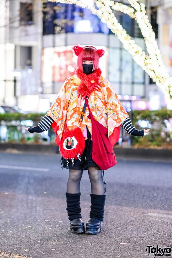 Takuya Angel Kimono, Vivienne Westwood, Fuzzy Ears and Yosuke Street Style in Harajuku, Japan