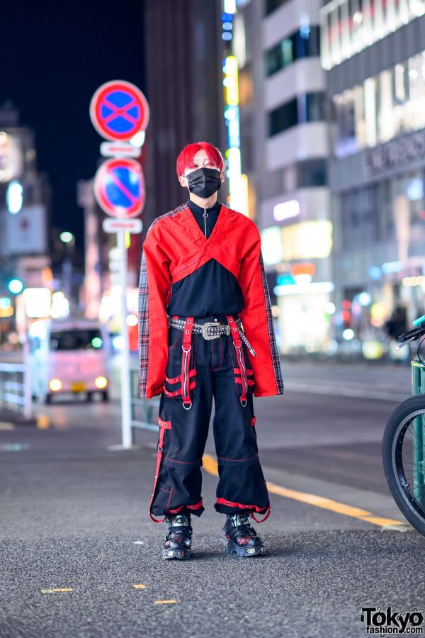Dog Harajuku Cropped Jacket Street Style w/ Tripp NYC Pants & New Rock ...
