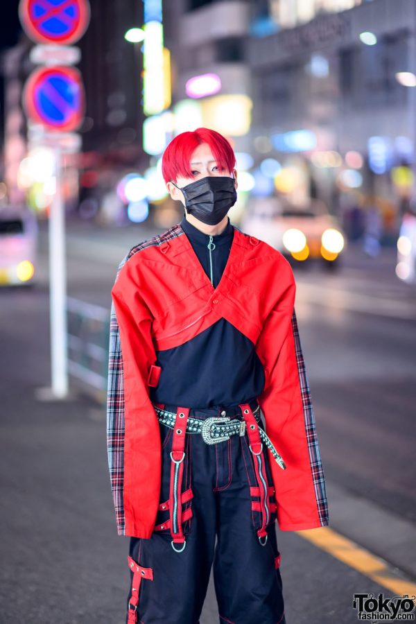 Dog Harajuku Cropped Jacket Street Style w/ Tripp NYC Pants & New Rock ...