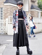 Minimalist Kujaku Style w/ Kimono Jacket & Comme des Garcons Bag in ...